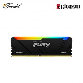Kingston FURY Beast RGB 16GB 3200MHz DDR4 CL16 Desktop DIMM Ram Single Stick (KF432C16BBA/16 )
