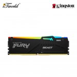 Kingston FURY Beast Black RGB KF560C40BBA-16 16GB DDR5 6000MT/s Memory DIMM