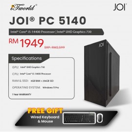 JOI PC 5140 (i5-14400/8GB RAM/256GB SSD/W11P)