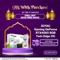 ZOTAC GAMING GeForce RTX 4060 8GB Twin Edge OC White Edition Graphics Card (ZT-D40600Q-10M)