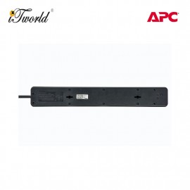 APC SurgeArrest Essential Surge Protector, 6x Outlets, 2 USB-Ports - 2M (PME6U2B-UK)