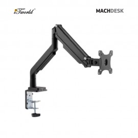 MachDesk MD34 Single Performance Gas Spring Monitor Arm – Black (MD34-A01B)