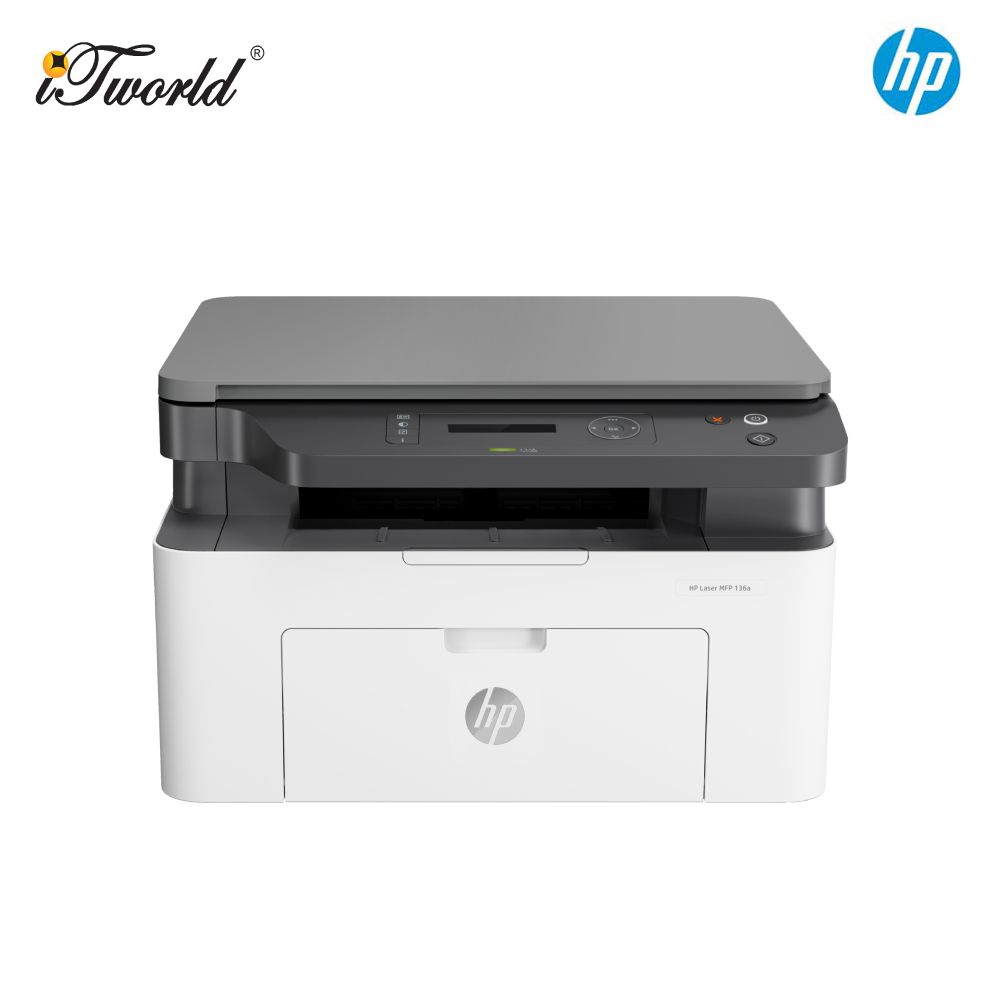 HP LaserJet MFP 136a Printer - 4ZB85A