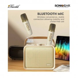 SonicGear IOX K600 Bluetooth Portable Karaoke Speaker - 8886411934989