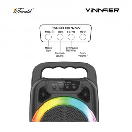 Vinnfier Tango 100WMV (2023) TWS Bluetooth Portable Speaker 9555637204204